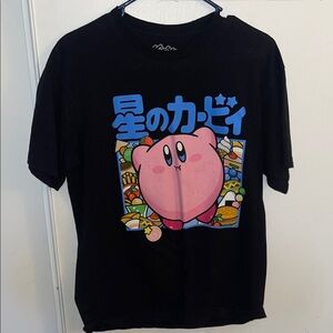 Nintendo Kirby Black T-Shirt